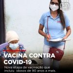 Presidente Tancredo Neves segue com vacinação dos idosos acima de 90 anos