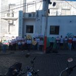 Servidores do REDA protestam em frente à Prefeitura de Valença