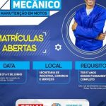 Curso de mecânica está com inscrições abertas em Valença
