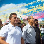 Carlos e Reginaldo participam da Missa de Santo Antônio em Itiúca