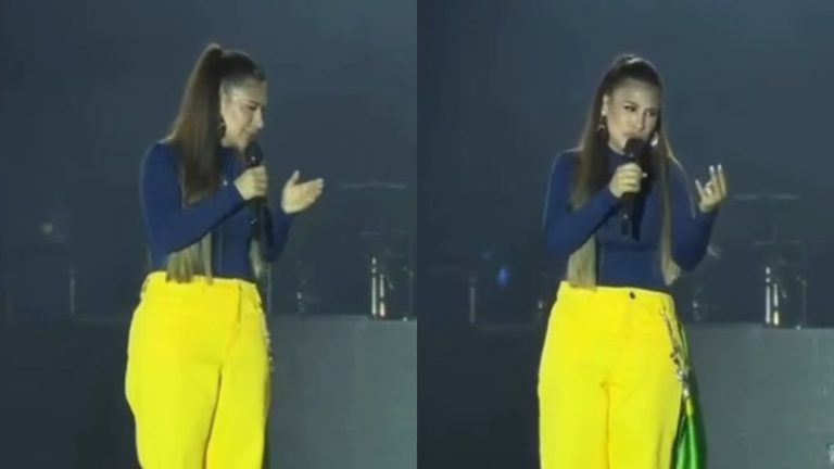 Gente como a gente: Simone Mendes interrompe show por dor de barriga e diverte fãs com sinceridade.
