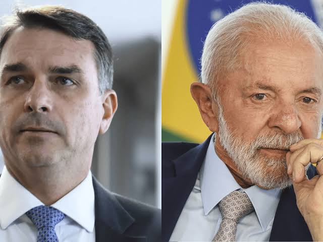 PoderData aponta empate entre Lula e Flávio Bolsonaro no segundo turno, com 50% dos votos válidos para cada.